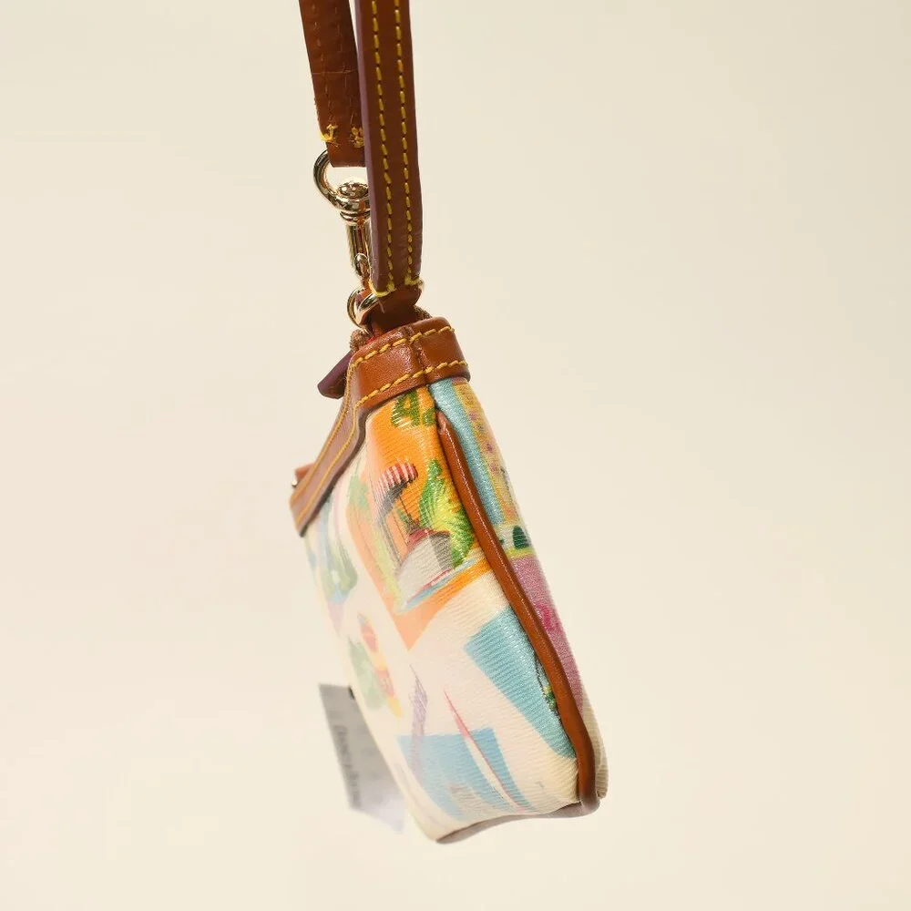 Disney Parks Dooney & Bourke Wristlet – Theme Park Icons – New w/ Tags - Picture 3 of 6